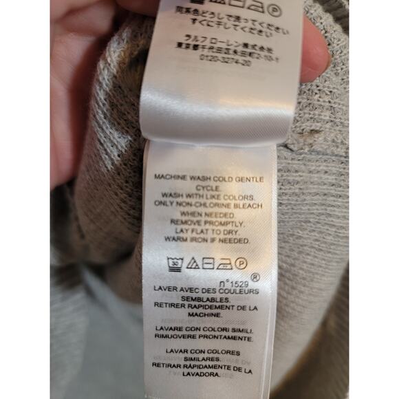 Lauren Ralph Lauren Women's Cowl Neck Knit Sweater Pullover Gray Size Medium - Picture 6 of 8